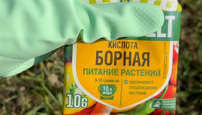 Зачем томатам нужен бор