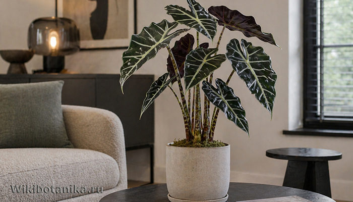 Алоказия как выглядит