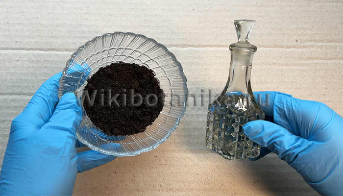 Определение кислотности почвы уксусом